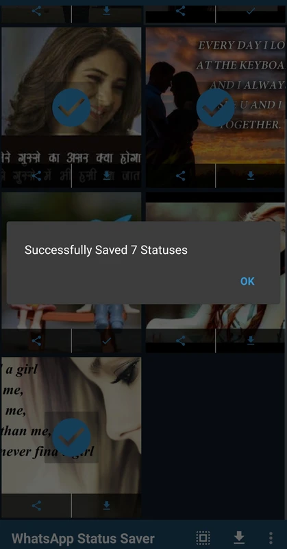لقطة شاشة 2 من WhatsApp Status Saver
