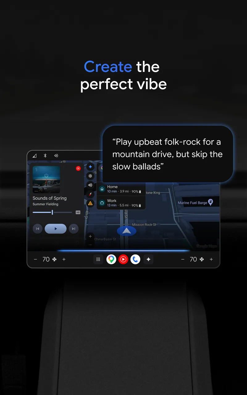 لقطة شاشة 3 من Google Gemini – in the car (Android Automotive)