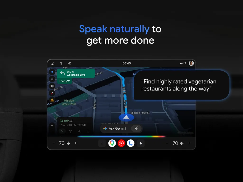 لقطة شاشة 6 من Google Gemini – in the car (Android Automotive)