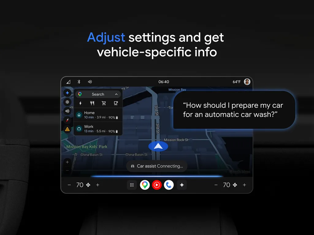 لقطة شاشة 8 من Google Gemini – in the car (Android Automotive)