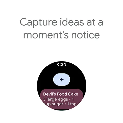 لقطة شاشة 9 من Google Keep – Notes and Lists (Wear OS)