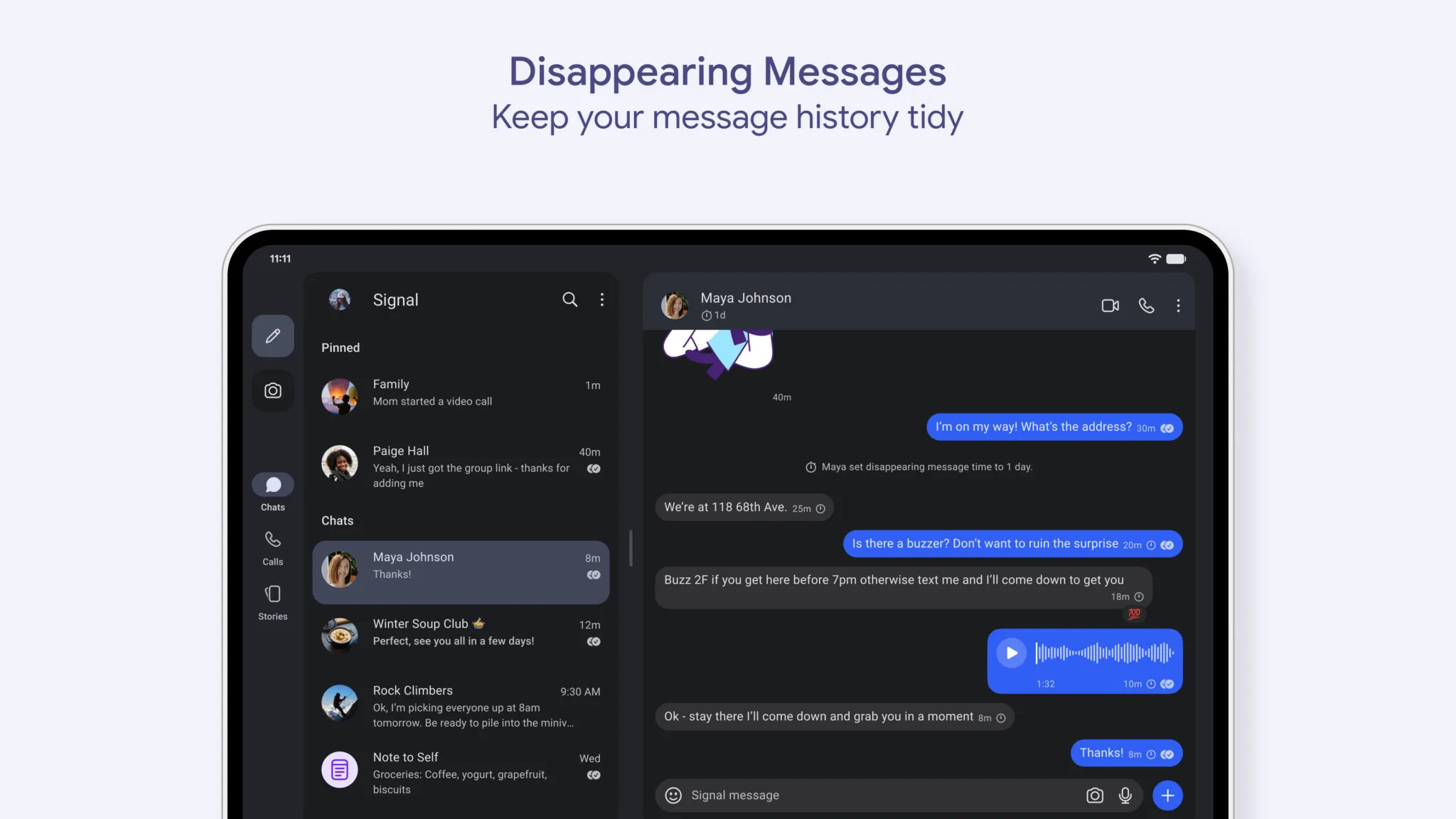لقطة شاشة 15 من Signal Private Messenger