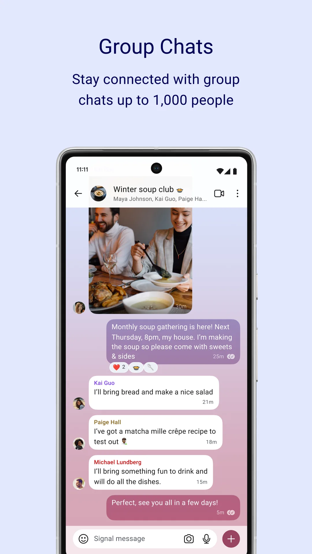 لقطة شاشة 6 من Signal Private Messenger