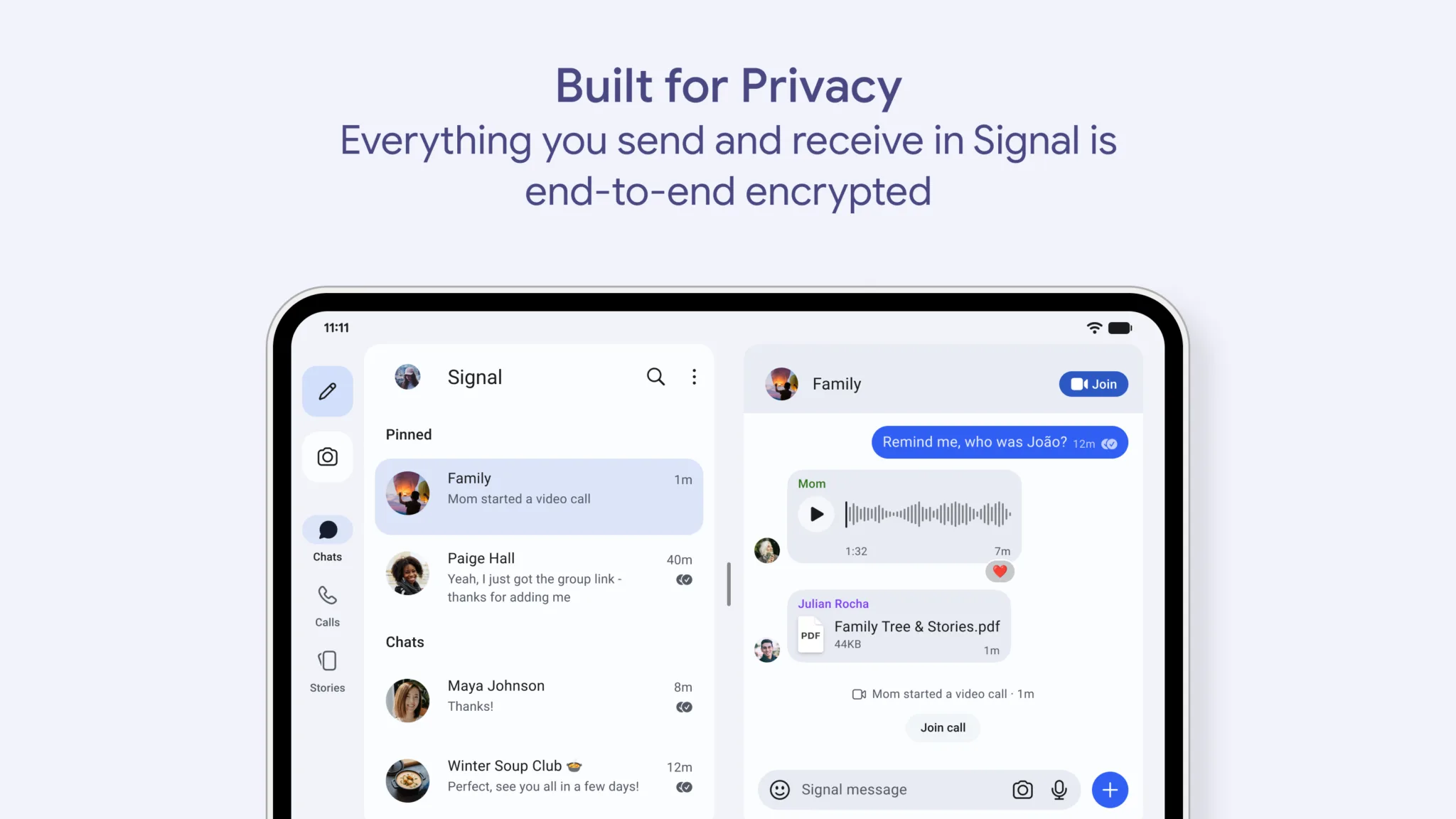 لقطة شاشة 8 من Signal Private Messenger